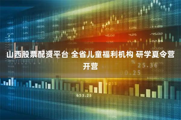 山西股票配资平台 全省儿童福利机构 研学夏令营开营