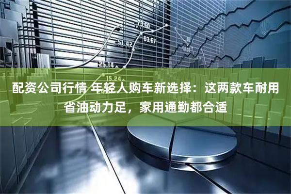 配资公司行情 年轻人购车新选择：这两款车耐用省油动力足，家用通勤都合适